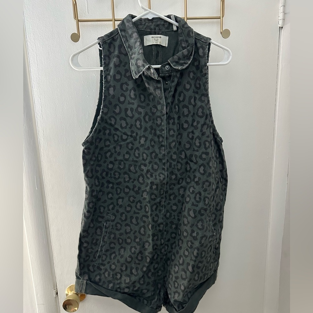 One teaspoon Braxton leopard romper